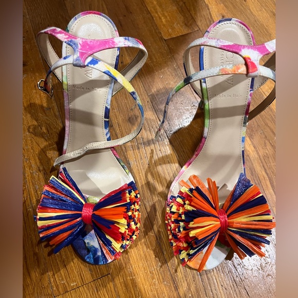 J Crew multi color heels - Picture 4 of 5